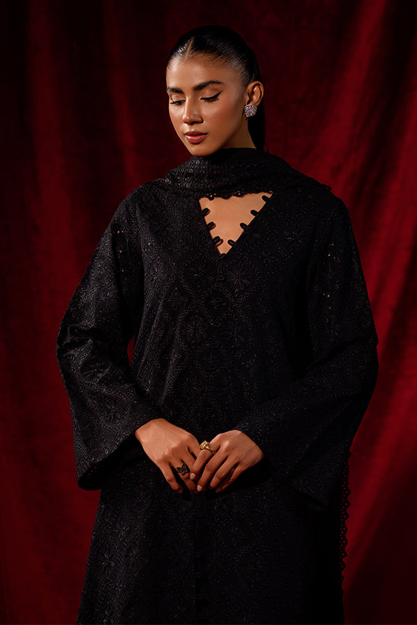 Saffron | Celestial Fall 24 |  BLACK DAHLIA - by - Libasekhas UK - Registered Vendor of : Saffron - 100% Original Designer Dresss