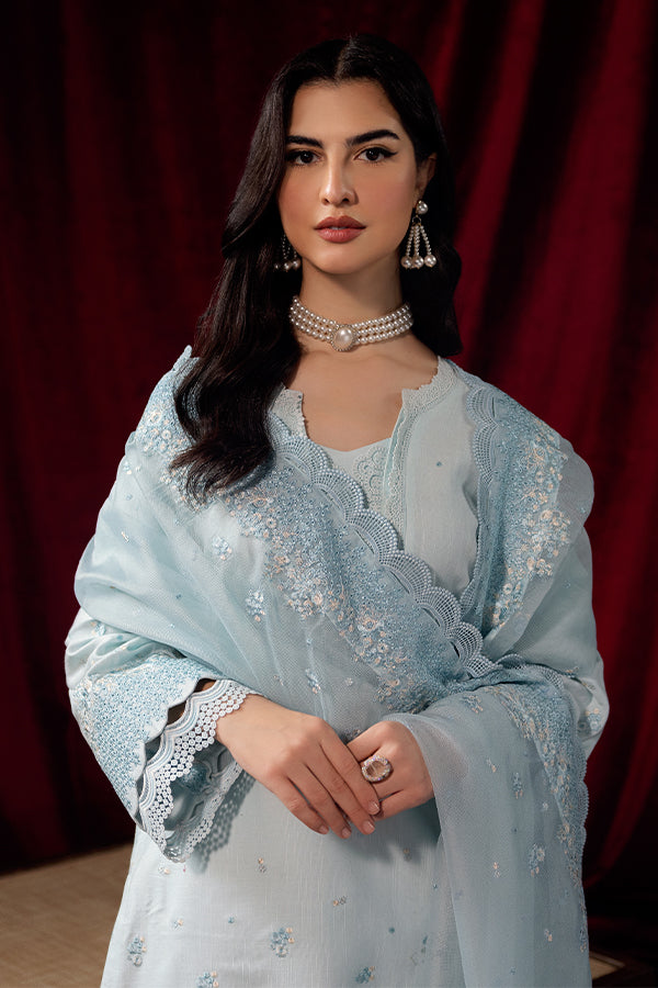 Saffron | Celestial Fall 24 |  BLUE MIRAGE - by - Libasekhas UK - Registered Vendor of : Saffron - 100% Original Designer Dresss