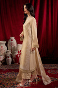 Saffron | Celestial Fall 24 |  FROSTED BEIGE - by - Libasekhas UK - Registered Vendor of : Saffron - 100% Original Designer Dresss