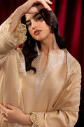 Saffron | Celestial Fall 24 |  FROSTED BEIGE - by - Libasekhas UK - Registered Vendor of : Saffron - 100% Original Designer Dresss