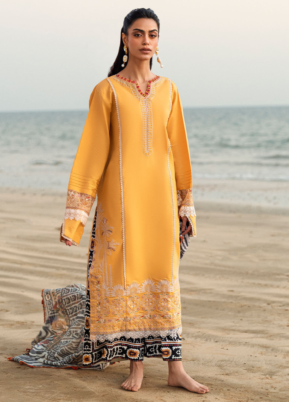 Sahane | Yaariyan Lawn Edit 25 | CT -20009 FEEHA - Yaariyan - by - Libasekhas UK - Registered Vendor of : Sahane - 100% Original Designer Dresss