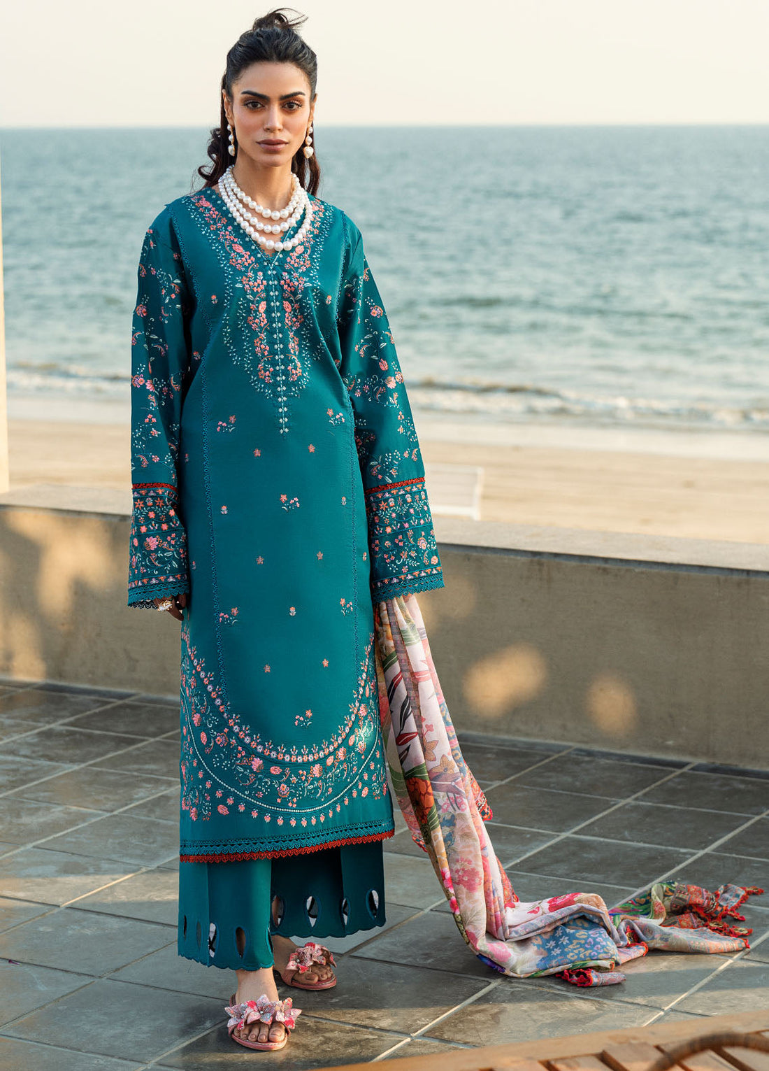 Sahane | Yaariyan Lawn Edit 25 | CT -20007 ORSA - Yaariyan - by - Libasekhas UK - Registered Vendor of : Sahane - 100% Original Designer Dresss