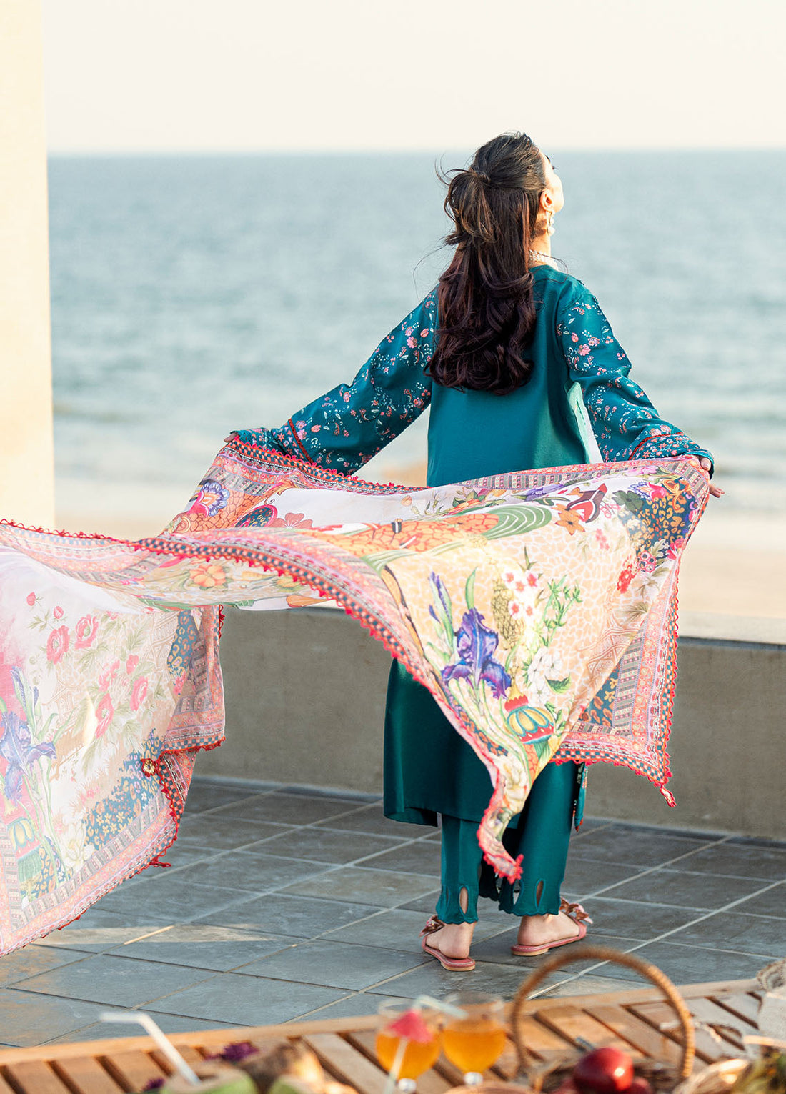 Sahane | Yaariyan Lawn Edit 25 | CT -20007 ORSA - Yaariyan - by - Libasekhas UK - Registered Vendor of : Sahane - 100% Original Designer Dresss