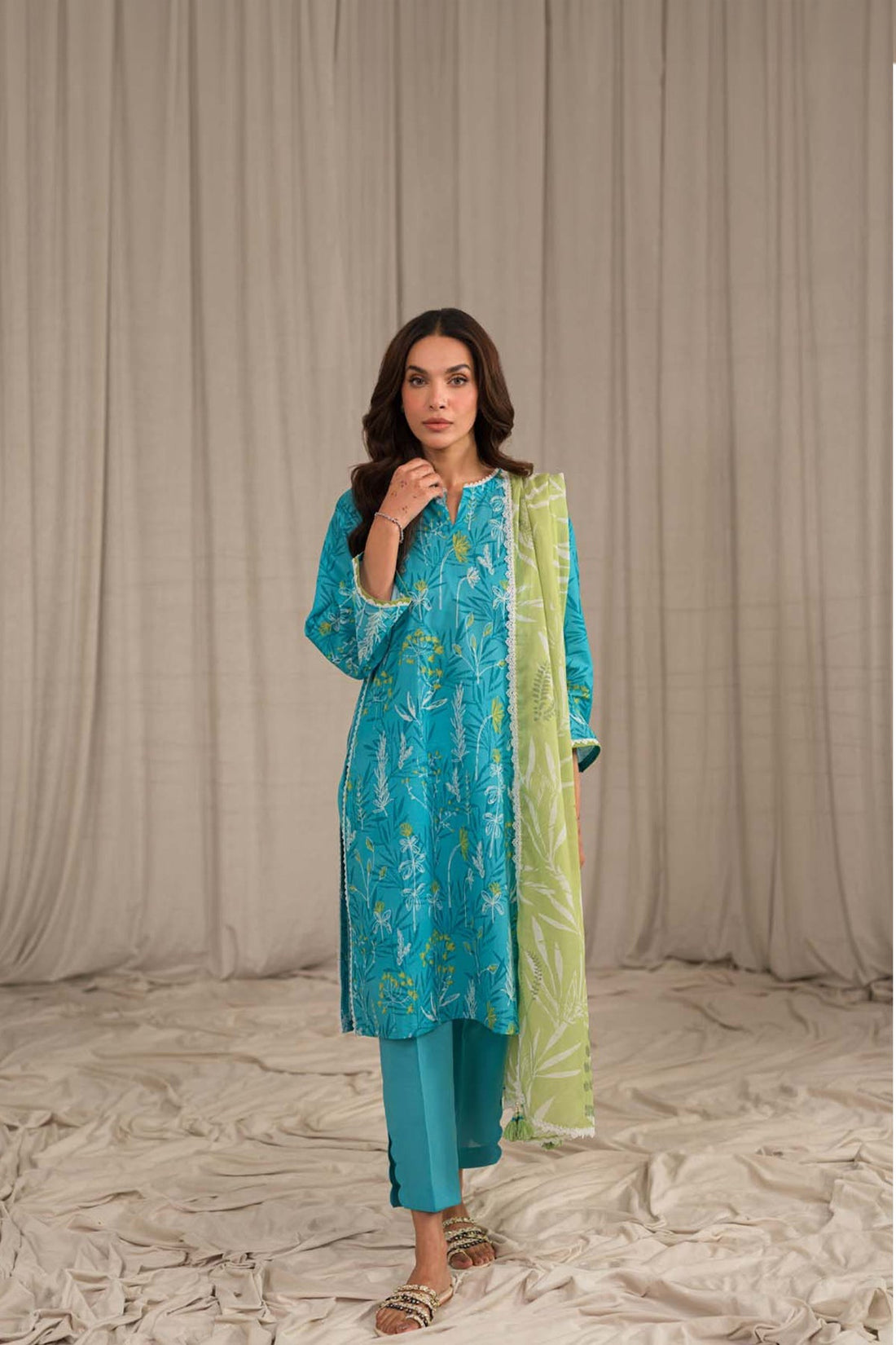 Sahar | Print Edit SS24 | P-09 - by - Libasekhas UK - Registered Vendor of : Sahar - 100% Original Designer Dresss
