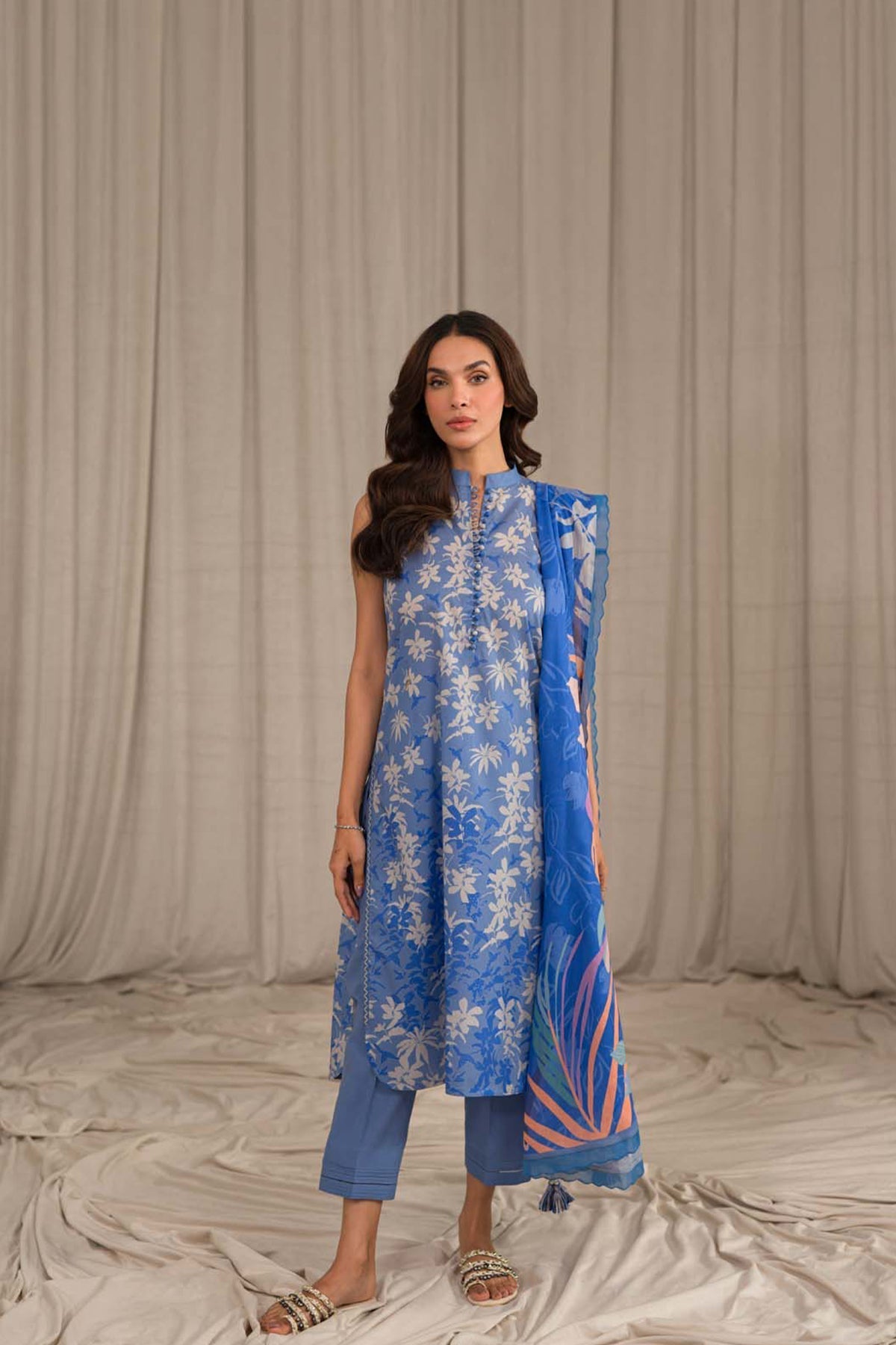 Sahar | Print Edit SS24 | P-02 - by - Libasekhas UK - Registered Vendor of : Sahar - 100% Original Designer Dresss