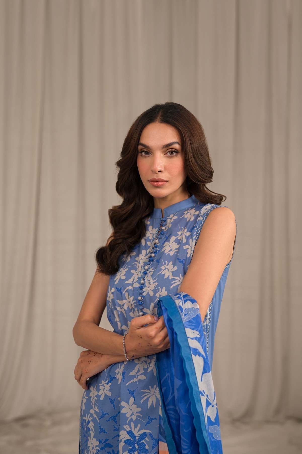 Sahar | Print Edit SS24 | P-02 - by - Libasekhas UK - Registered Vendor of : Sahar - 100% Original Designer Dresss