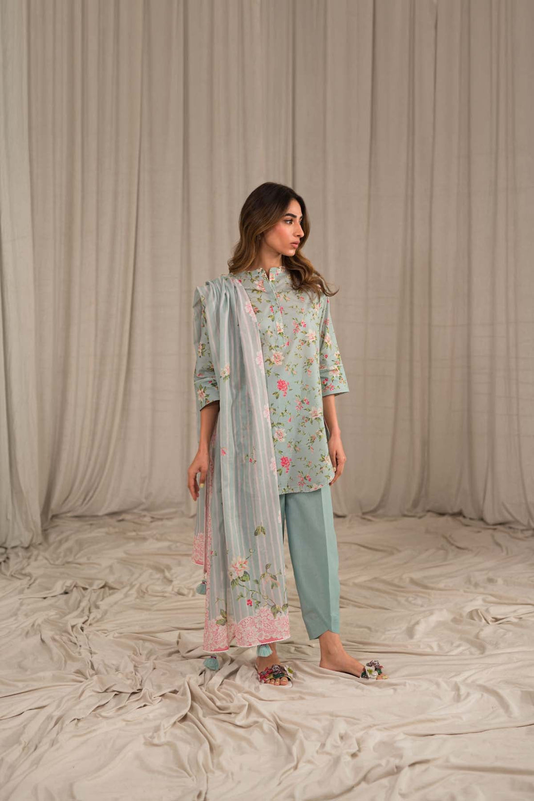 Sahar | Print Edit SS24 | P-03 - by - Libasekhas UK - Registered Vendor of : Sahar - 100% Original Designer Dresss
