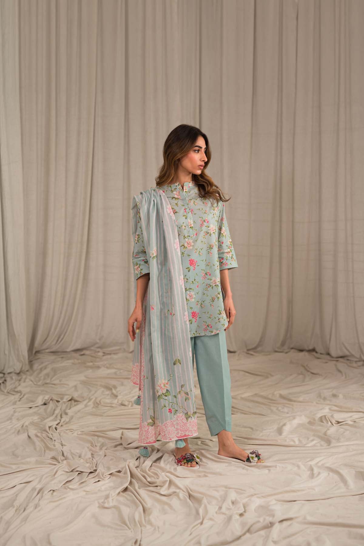Sahar | Print Edit SS24 | P-03 - by - Libasekhas UK - Registered Vendor of : Sahar - 100% Original Designer Dresss