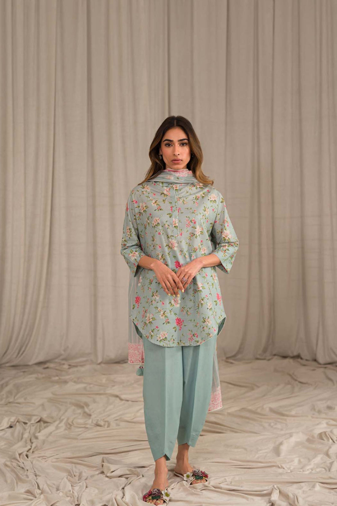 Sahar | Print Edit SS24 | P-03 - by - Libasekhas UK - Registered Vendor of : Sahar - 100% Original Designer Dresss