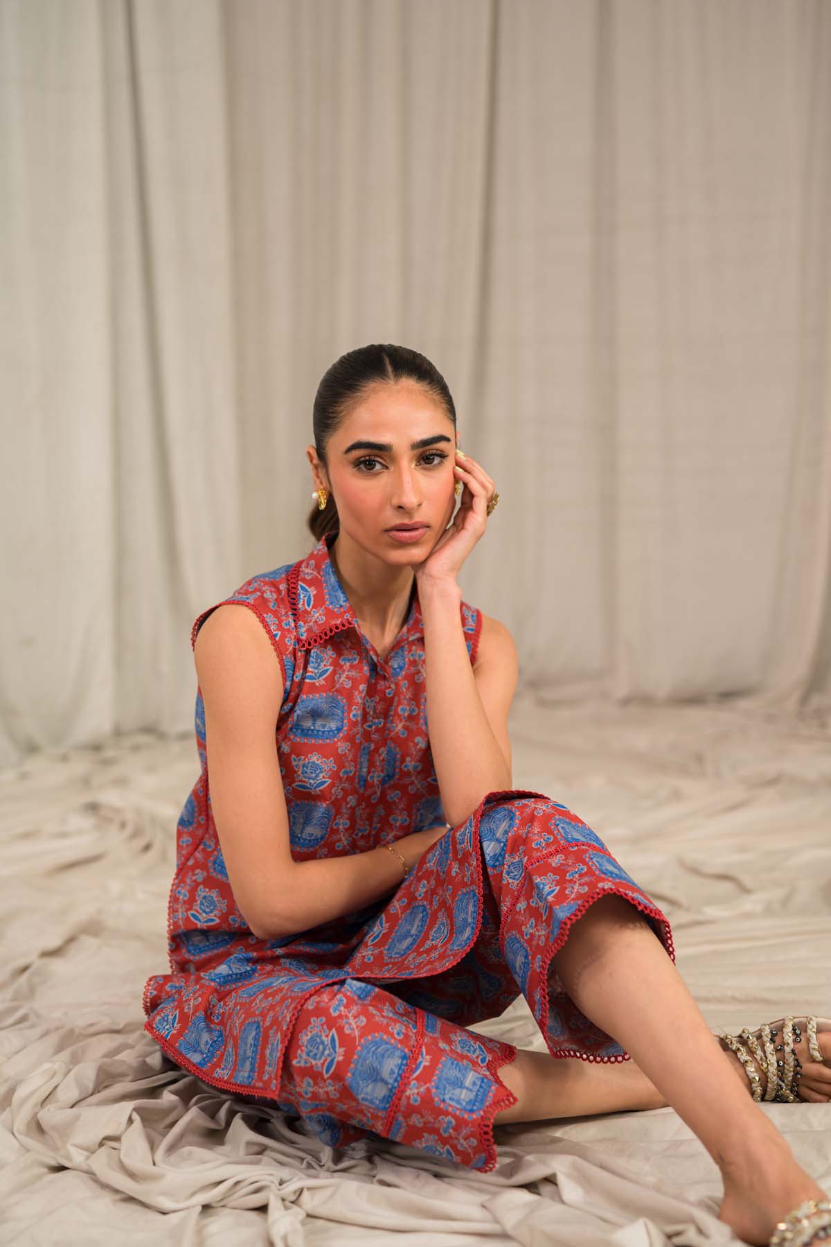Sahar | Print Edit SS24 | P-04 - by - Libasekhas UK - Registered Vendor of : Sahar - 100% Original Designer Dresss