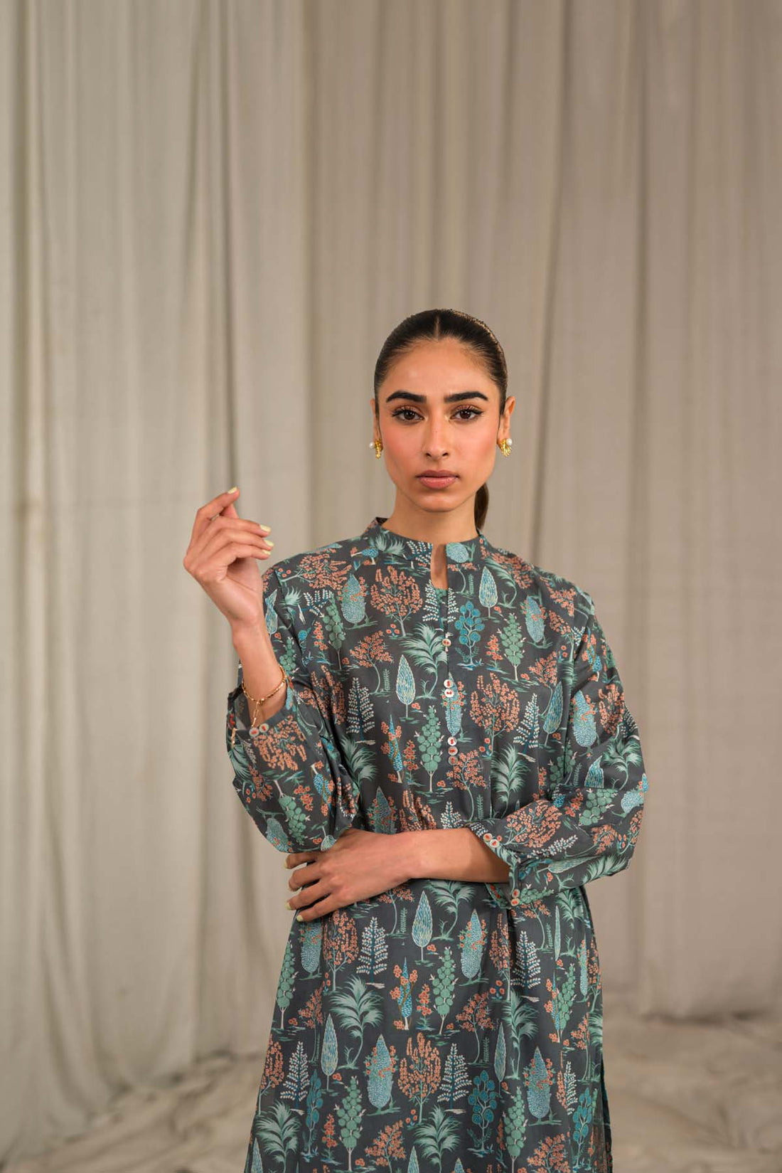 Sahar | Print Edit SS24 | P-17 - by - Libasekhas UK - Registered Vendor of : Sahar - 100% Original Designer Dresss