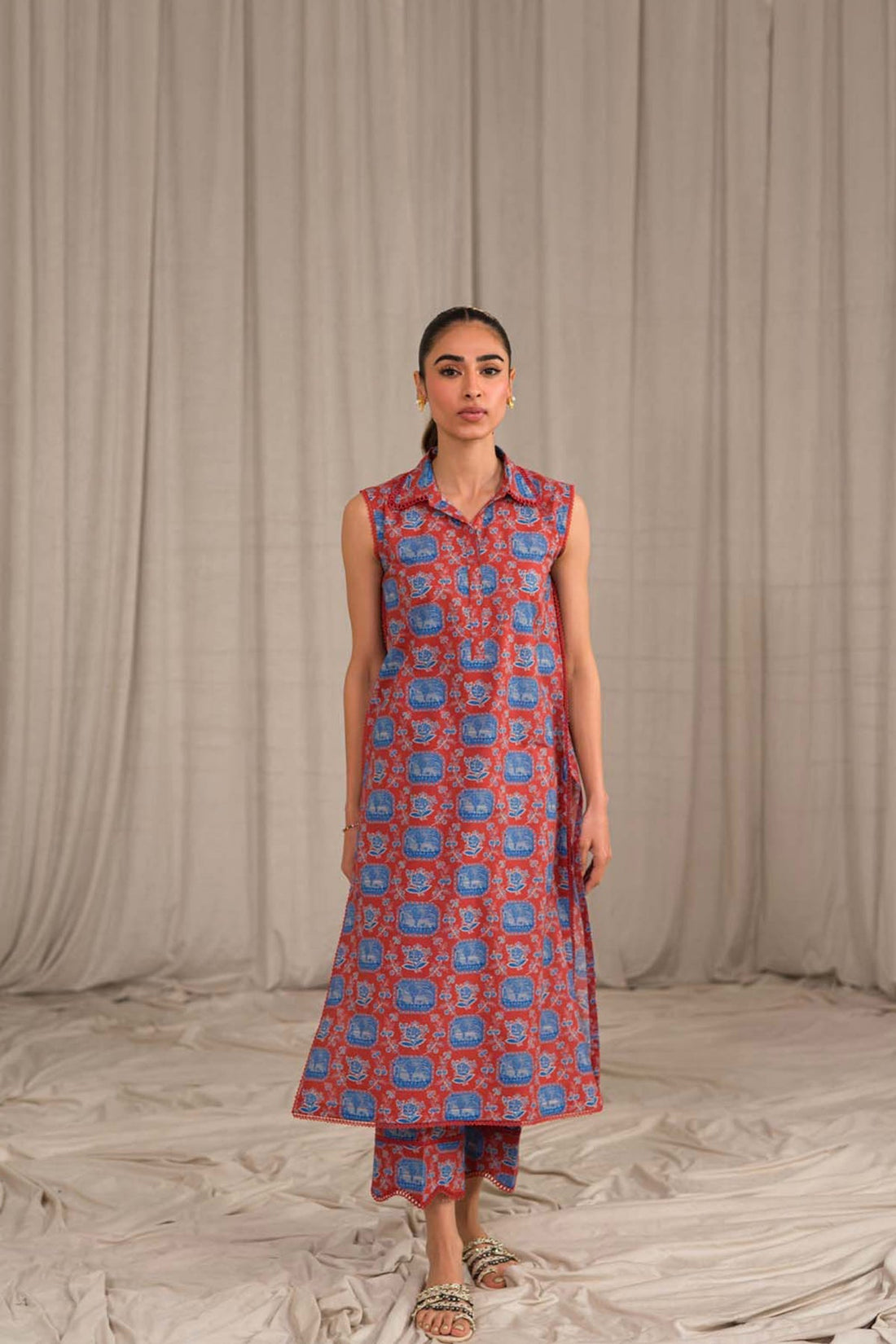 Sahar | Print Edit SS24 | P-04 - by - Libasekhas UK - Registered Vendor of : Sahar - 100% Original Designer Dresss