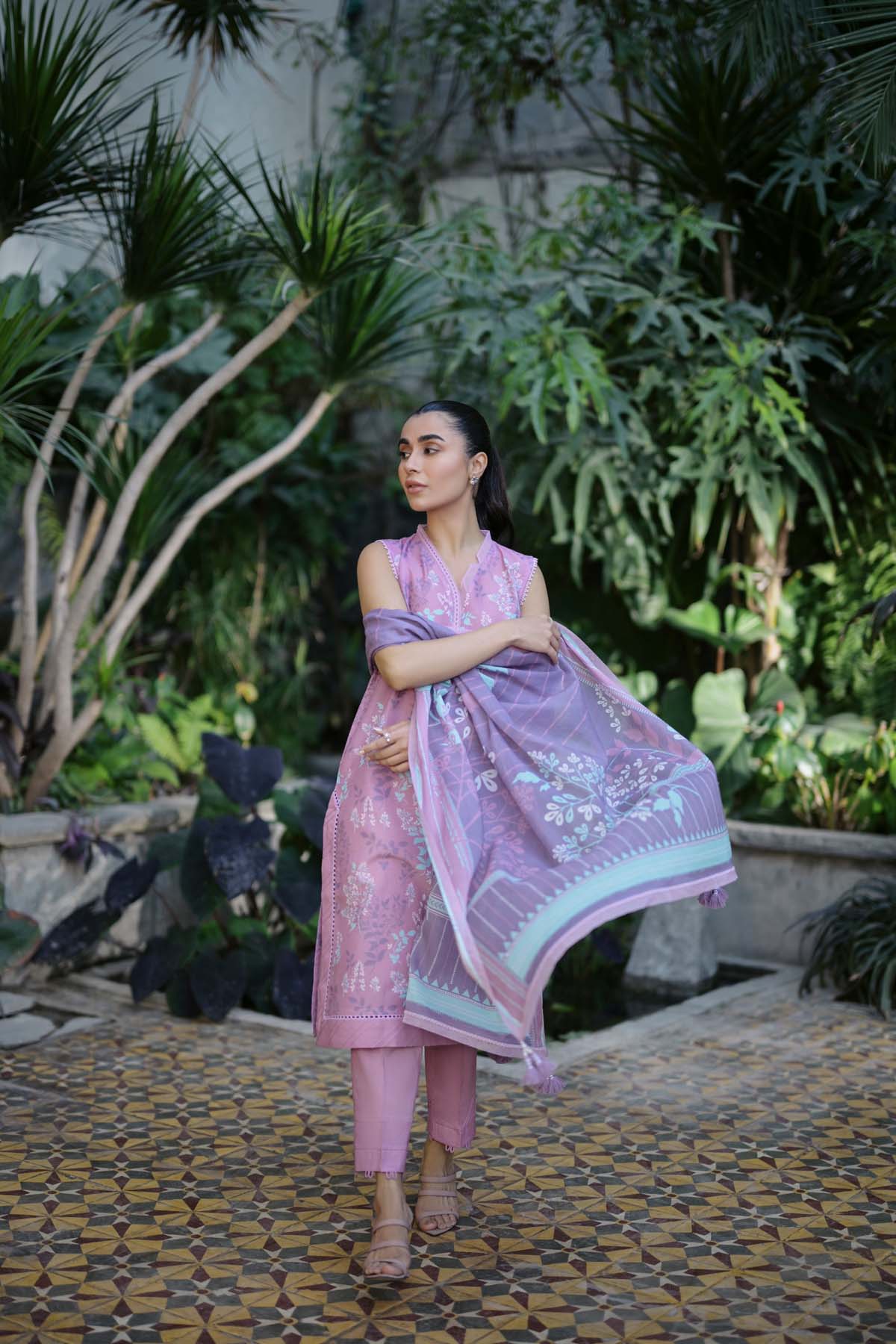 Sahar | Print Edit SS24 | P-07 - by - Libasekhas UK - Registered Vendor of : Sahar - 100% Original Designer Dresss