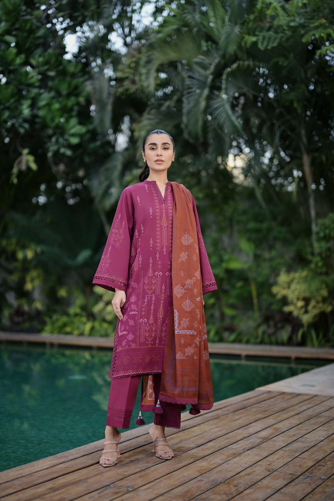 Sahar | Print Edit SS24 | P-25 - by - Libasekhas UK - Registered Vendor of : Sahar - 100% Original Designer Dresss