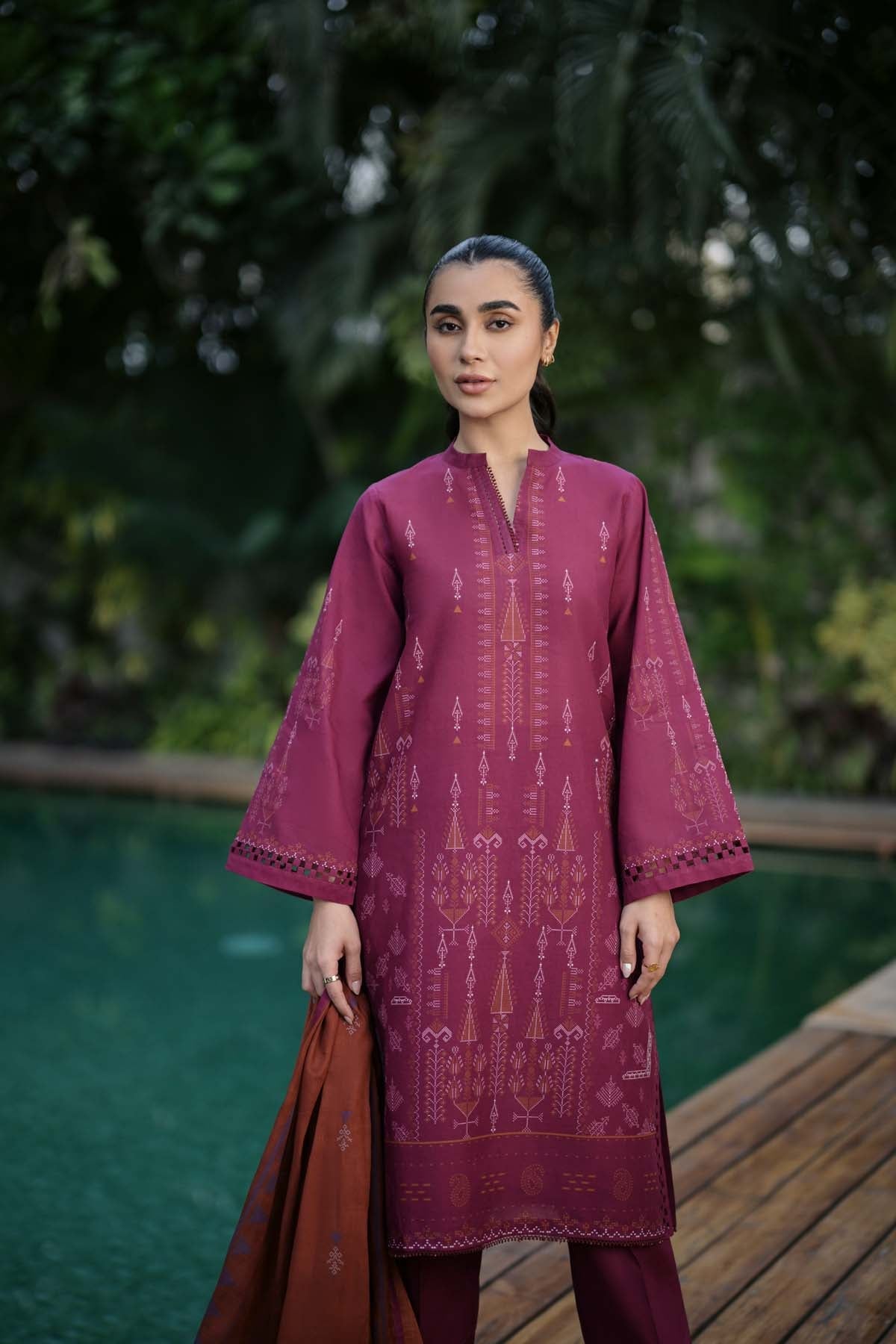 Sahar | Print Edit SS24 | P-25 - by - Libasekhas UK - Registered Vendor of : Sahar - 100% Original Designer Dresss
