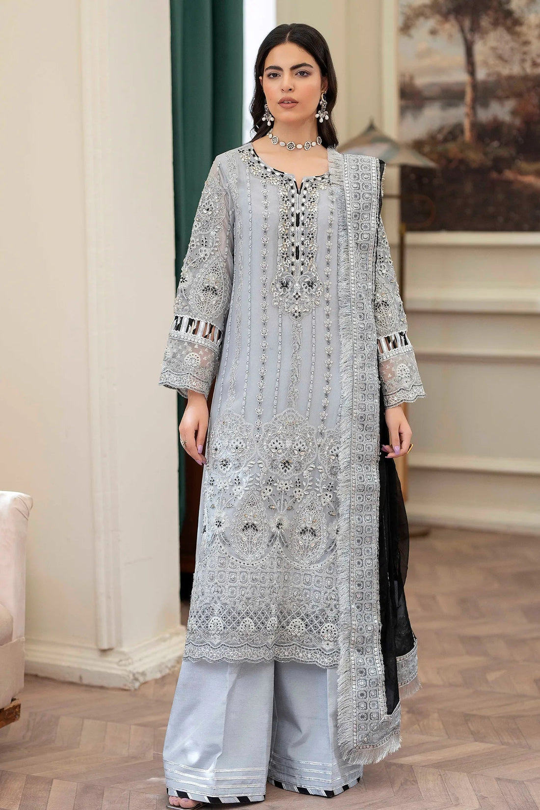 Adans Libas | Saleeqa Chiffon 25 | SALEEQA 7517 - by Libasekhas UK - Registered Vendor of : Adans Libas - 100% Original Designer Dress