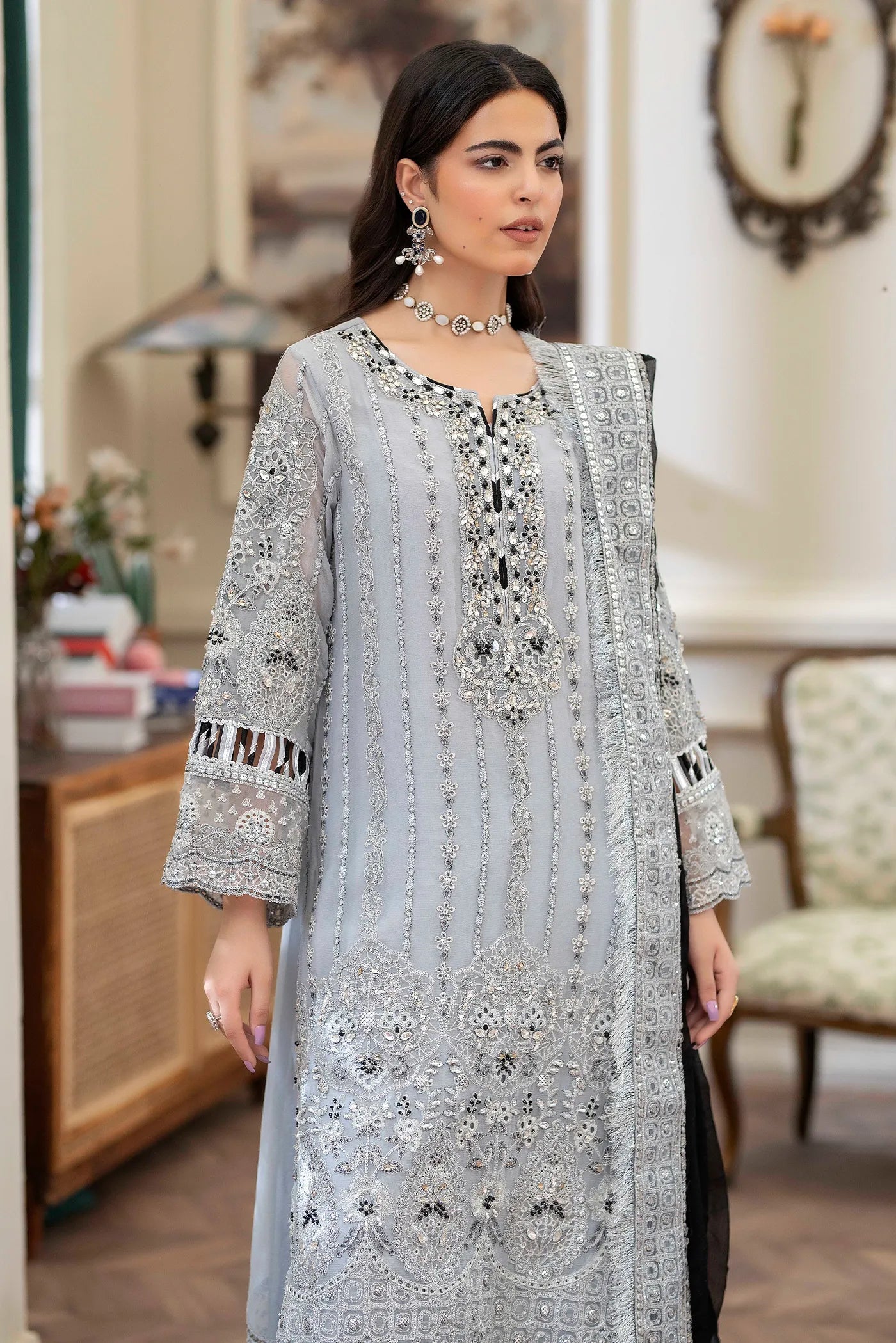 Adans Libas | Saleeqa Chiffon 25 | SALEEQA 7517 - by Libasekhas UK - Registered Vendor of : Adans Libas - 100% Original Designer Dress