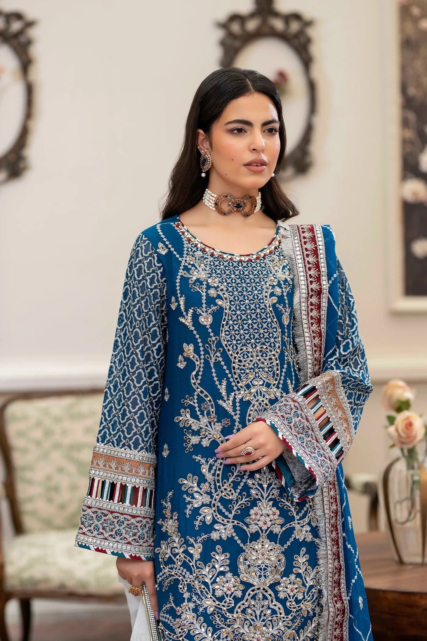 Adans Libas | Saleeqa Chiffon 25 |SALEEQA 7515 - by Libasekhas UK - Registered Vendor of : Adans Libas - 100% Original Designer Dress