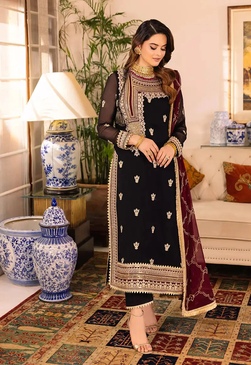 Asim Jofa | Maahru Noorie and Meerub | AJSM-37 - by - Libasekhas UK - Registered Vendor of : Asim Jofa - 100% Original Designer Dresss