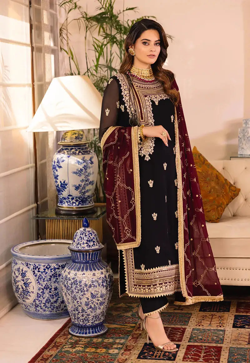 Asim Jofa | Maahru Noorie and Meerub | AJSM-37 - by - Libasekhas UK - Registered Vendor of : Asim Jofa - 100% Original Designer Dresss