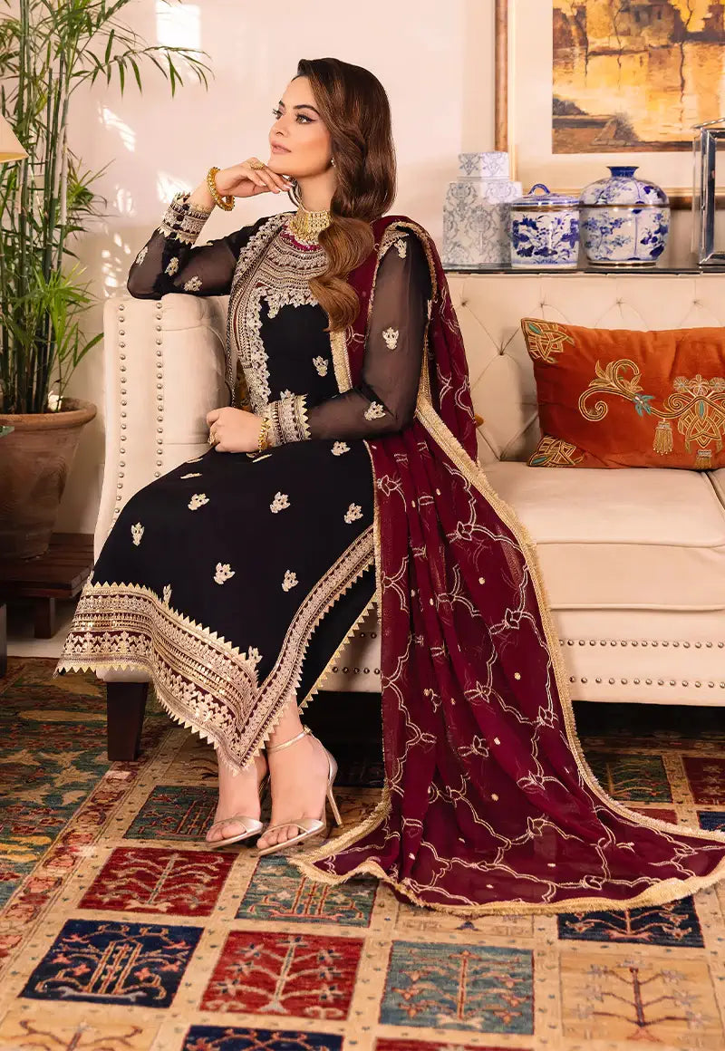 Asim Jofa | Maahru Noorie and Meerub | AJSM-37 - by - Libasekhas UK - Registered Vendor of : Asim Jofa - 100% Original Designer Dresss