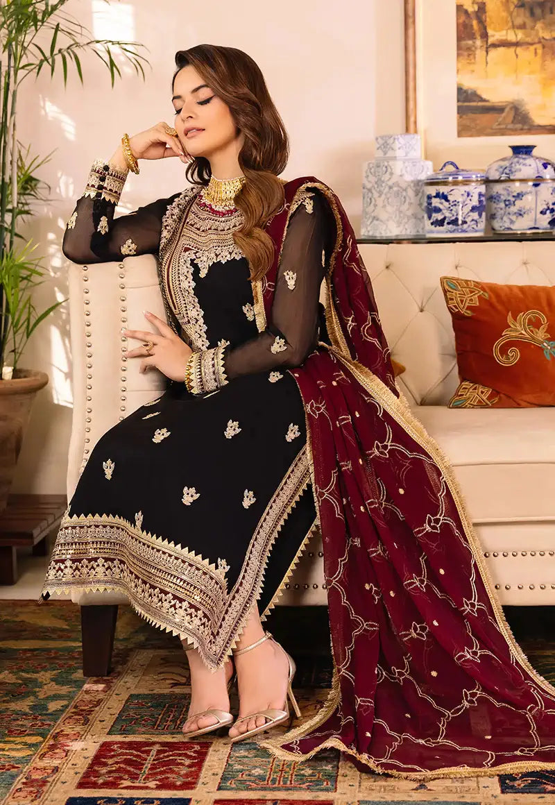 Asim Jofa | Maahru Noorie and Meerub | AJSM-37 - by - Libasekhas UK - Registered Vendor of : Asim Jofa - 100% Original Designer Dresss