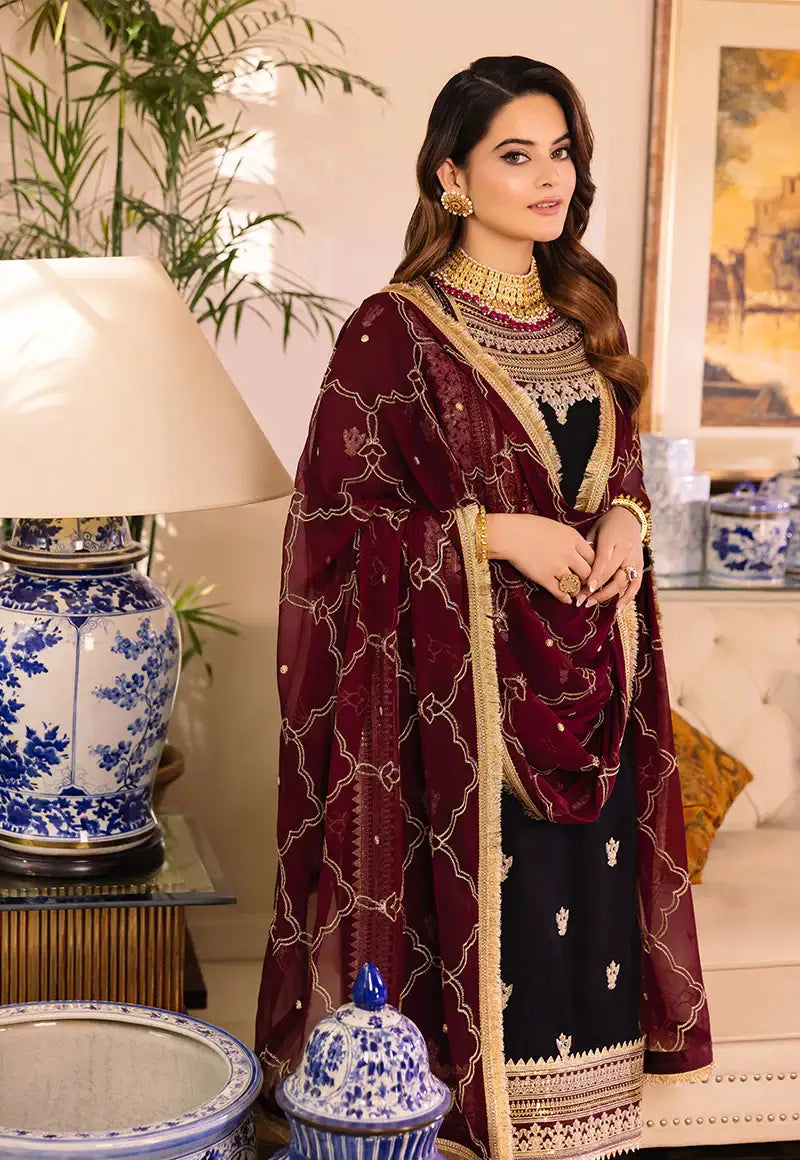 Asim Jofa | Maahru Noorie and Meerub | AJSM-37 - by - Libasekhas UK - Registered Vendor of : Asim Jofa - 100% Original Designer Dresss
