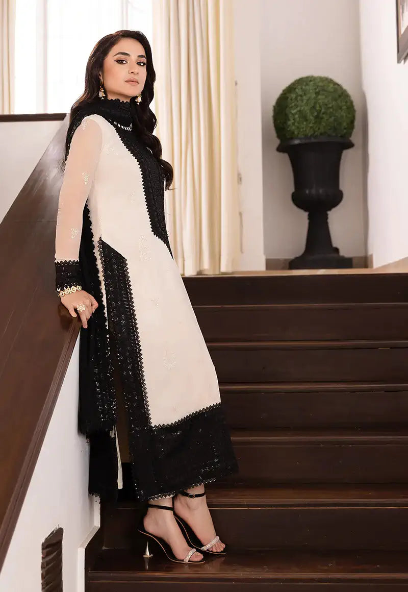 Asim Jofa | Maahru Noorie and Meerub | AJSM-39 - by - Libasekhas UK - Registered Vendor of : Asim Jofa - 100% Original Designer Dresss