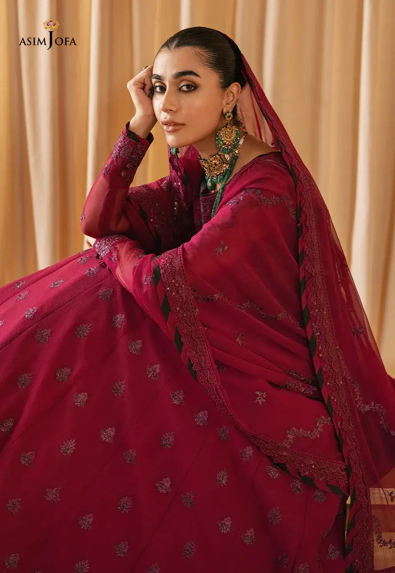 Asim Jofa | Mehr-o-Mah Festive Collection 2023 | AJM-08 - by - Libasekhas UK - Registered Vendor of : Asim Jofa - 100% Original Designer Dresss