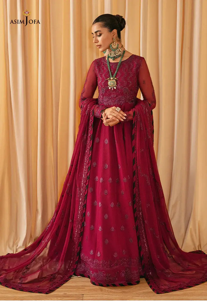 Asim Jofa | Mehr-o-Mah Festive Collection 2023 | AJM-08 - by - Libasekhas UK - Registered Vendor of : Asim Jofa - 100% Original Designer Dresss
