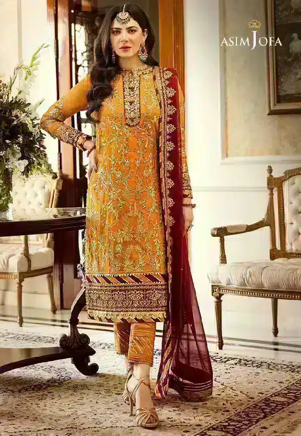 Asim Jofa | Zari Sitara Collection 2023 | AJZS-30 - by - Libasekhas UK - Registered Vendor of : Asim Jofa - 100% Original Designer Dresss
