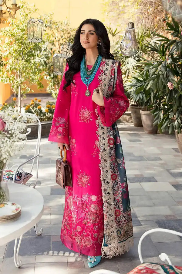 Nilofer Shahid | Luxury Lawn 2023 | Alyana - by - Libasekhas UK - Registered Vendor of : Nilofer Shahid - 100% Original Designer Dresss