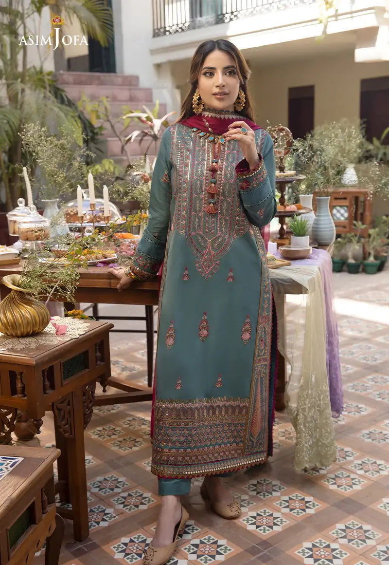 Asim Jofa | Zarq Barq Eid Edit23 | AJZB-06 - by - Libasekhas UK - Registered Vendor of : Asim Jofa - 100% Original Designer Dresss