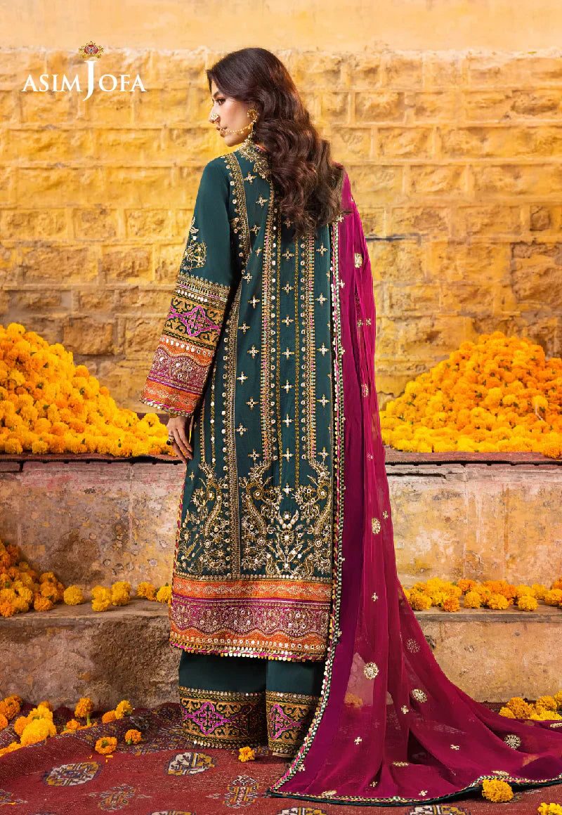 Asim Jofa | Luxury Lawn 2023 | AJLR-25 - by - Libasekhas UK - Registered Vendor of : Asim Jofa - 100% Original Designer Dresss
