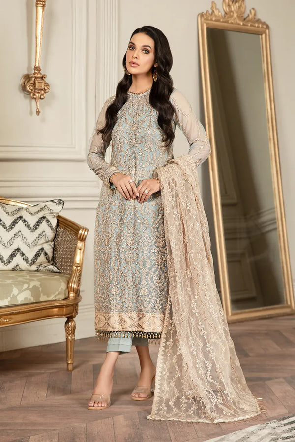 Zarif | Mehroze Formals 2022 | Iceberg - by - Libasekhas UK - Registered Vendor of : Zarif - 100% Original Designer Dresss