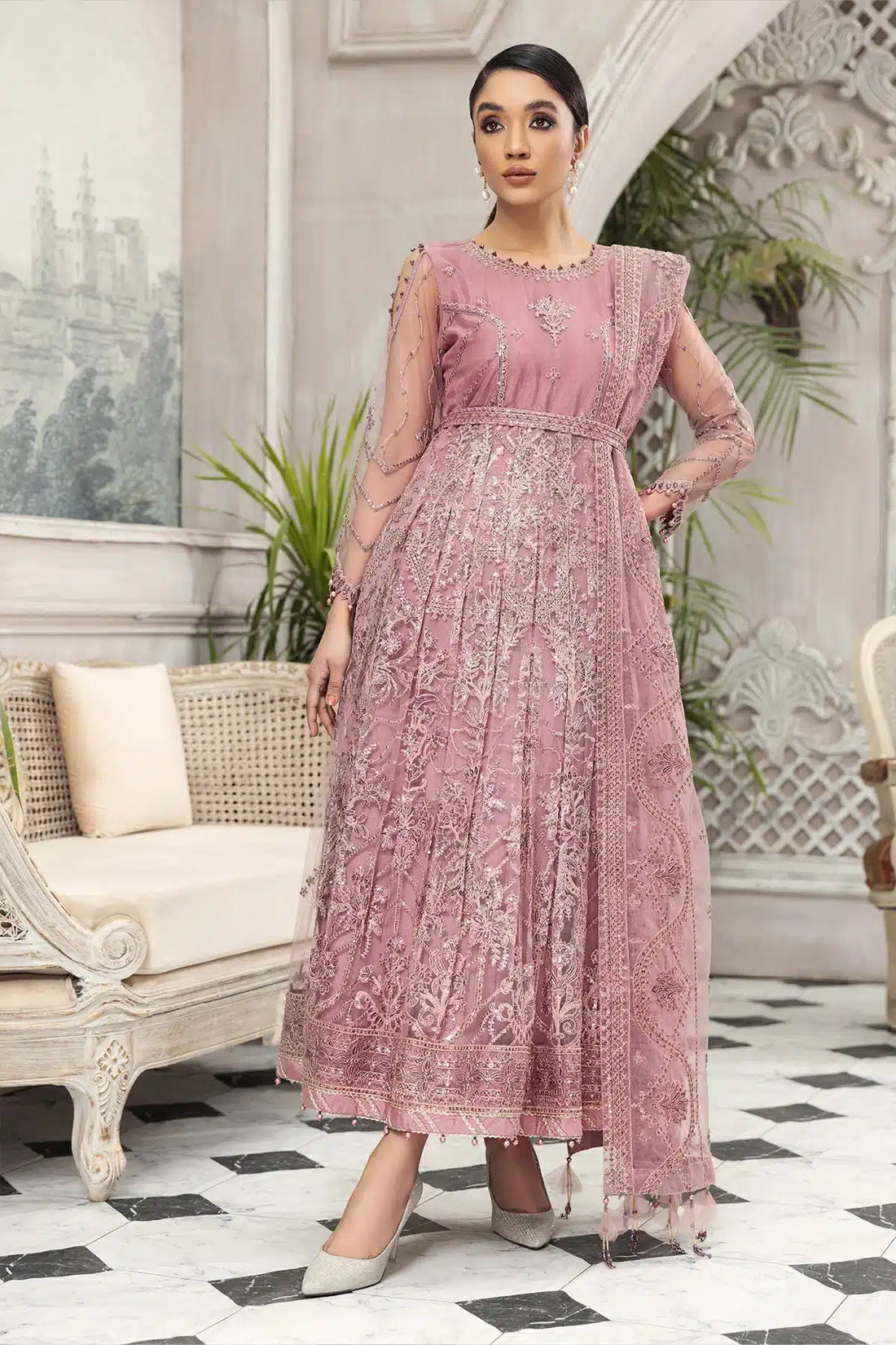 Alizeh | Embroidered Chiffon | Mahpera - by - Libasekhas UK - Registered Vendor of : Alizeh - 100% Original Designer Dresss