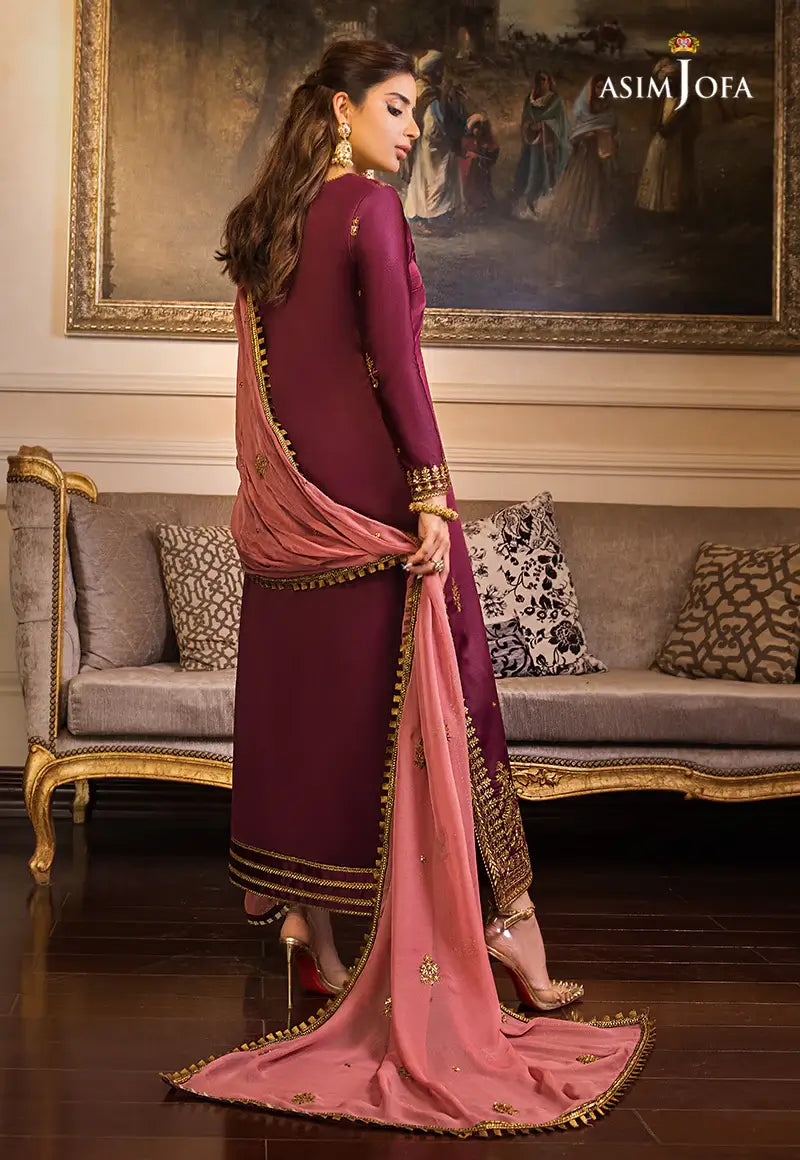 Asim Jofa | Maahru and Noori Collection23 | AJSM-15 - by - Libasekhas UK - Registered Vendor of : Asim Jofa - 100% Original Designer Dresss