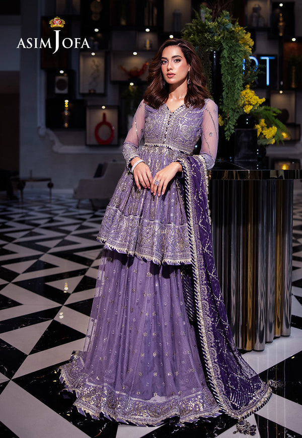 Asim Jofa | Festive Collection 25 |  AJFF-02 - by - Libasekhas UK - Registered Vendor of : Asim Jofa - 100% Original Designer Dresss