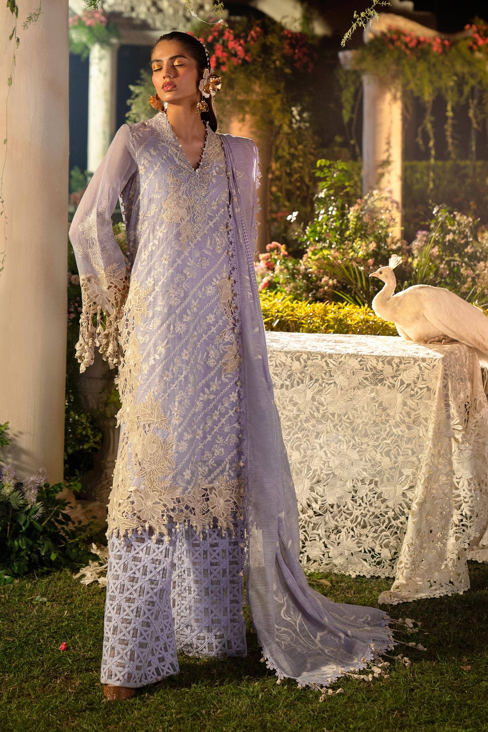 Sana Safinaz | Luxury Collection 24 | L241-010B-3CV - by - Libasekhas UK - Registered Vendor of : Sana Safinaz - 100% Original Designer Dresss