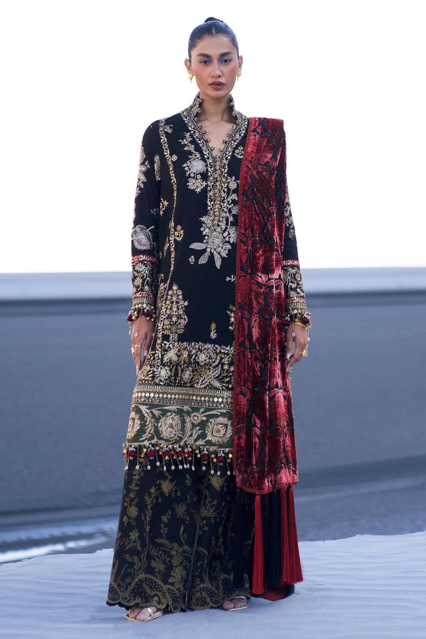 Sana Safinaz | Winter Shawl 24 | S241-001A-3CP - by - Libasekhas UK - Registered Vendor of : Sana Safinaz - 100% Original Designer Dresss