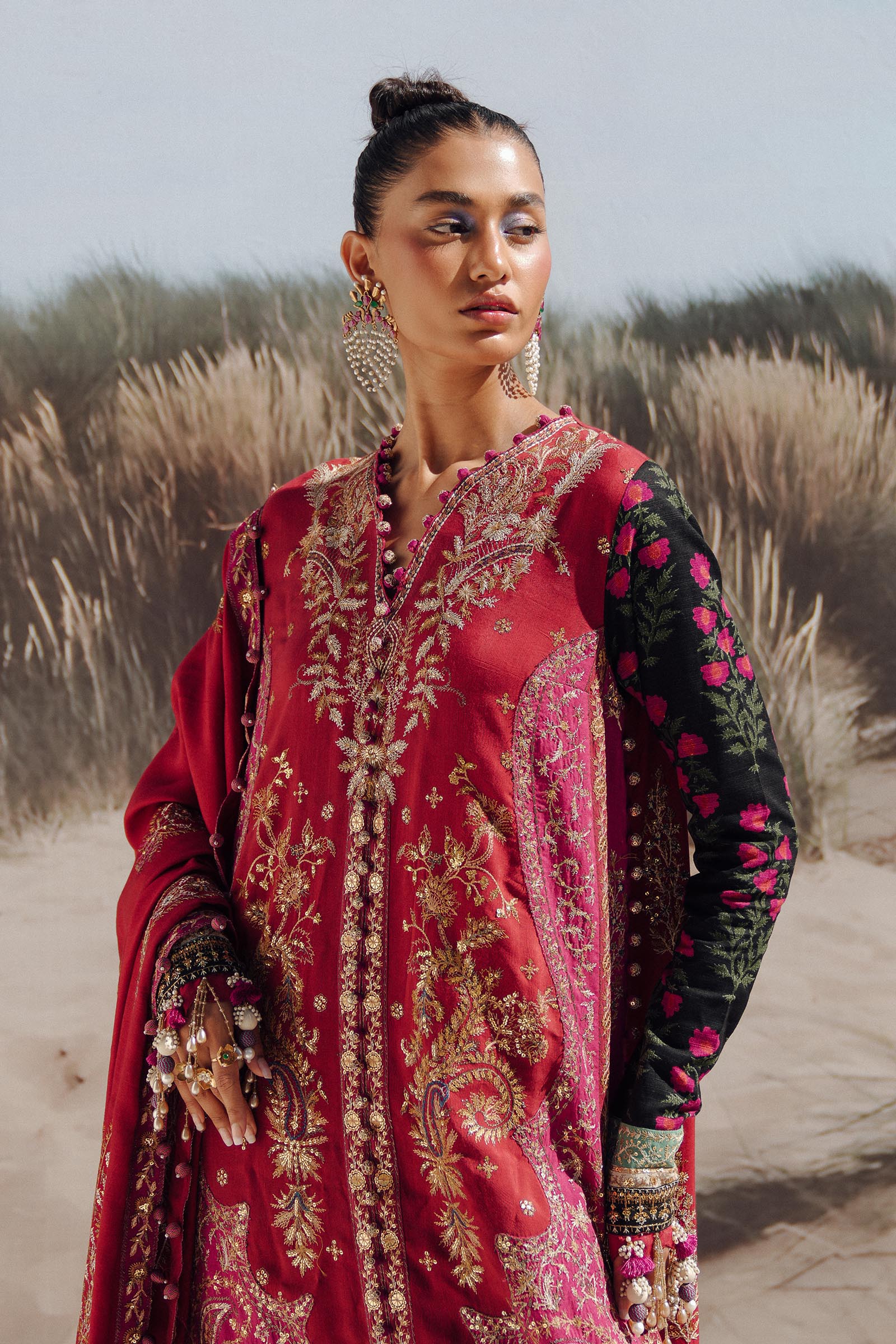Sana Safinaz | Winter Shawl 24 | S241-002A-3CP - Libasekhas