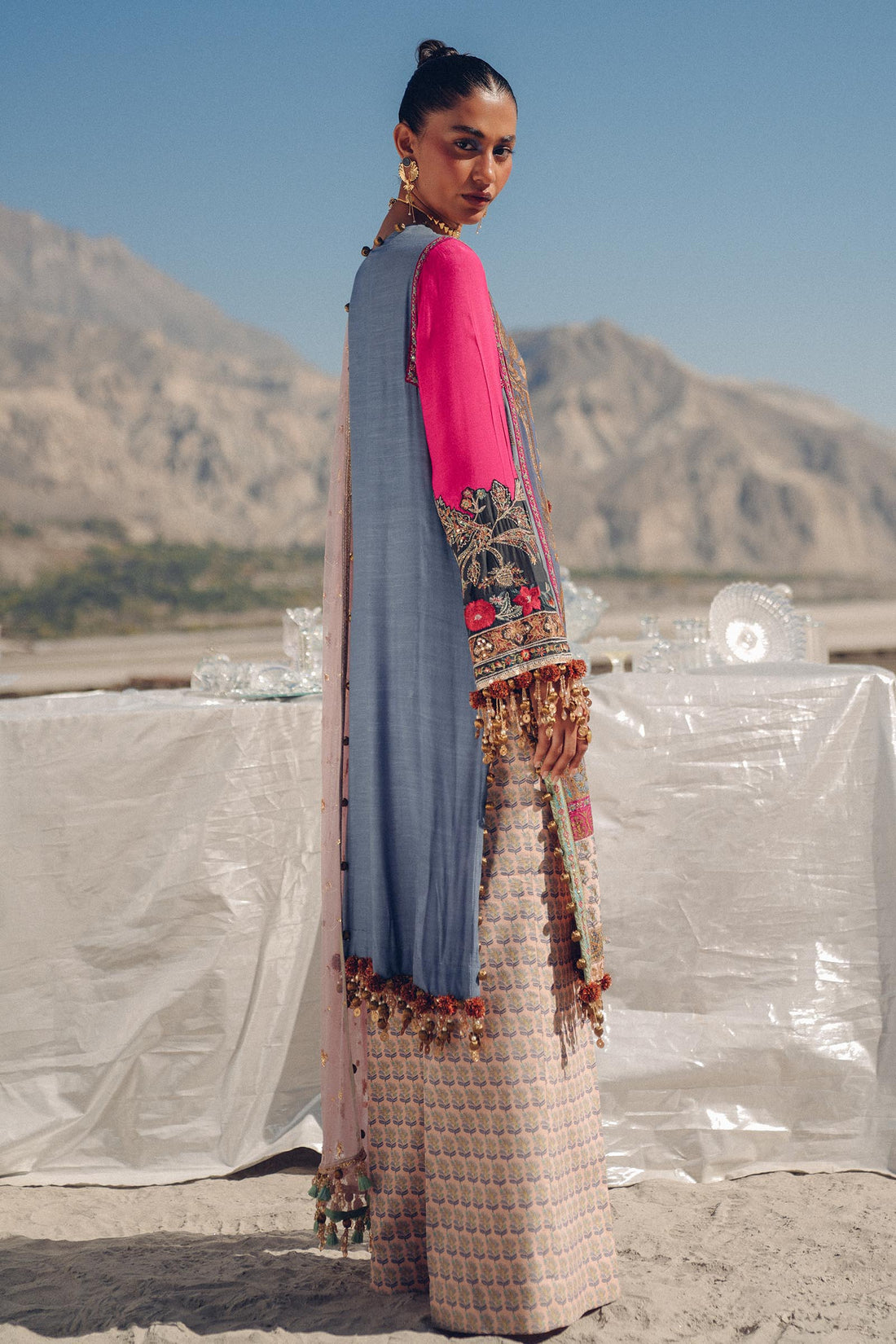 Sana Safinaz | Winter Shawl 24 | S241-004B-3CP - Libasekhas