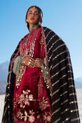 Sana Safinaz | Winter Shawl 24 | Velvet V241-002-3CP - Libasekhas