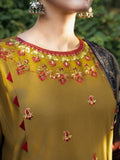 Hemstitch | The Garden Lawn | Sandalwood - by Libasekhas UK - Registered Vendor of : Hemstitch - 100% Original Designer Dress
