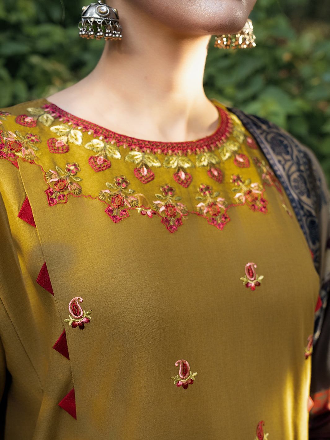 Hemstitch | The Garden Lawn | Sandalwood - by Libasekhas UK - Registered Vendor of : Hemstitch - 100% Original Designer Dress