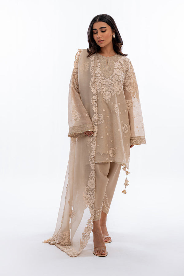 Sania Maskatiya | Eid Collection | Jinani (A) - by - Libasekhas UK - Registered Vendor of : Sania Maskatiya - 100% Original Designer Dresss