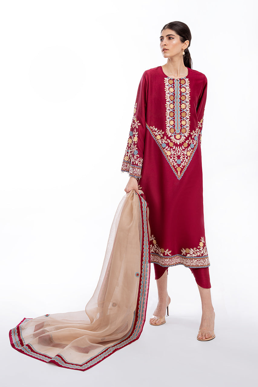 Sania Maskatiya | Eid Collection | Imani (B) - by - Libasekhas UK - Registered Vendor of : Sania Maskatiya - 100% Original Designer Dresss