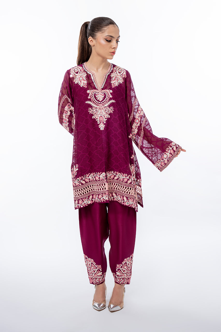 Sania Maskatiya | Eid Collection | Ezra (B) - by - Libasekhas UK - Registered Vendor of : Sania Maskatiya - 100% Original Designer Dresss