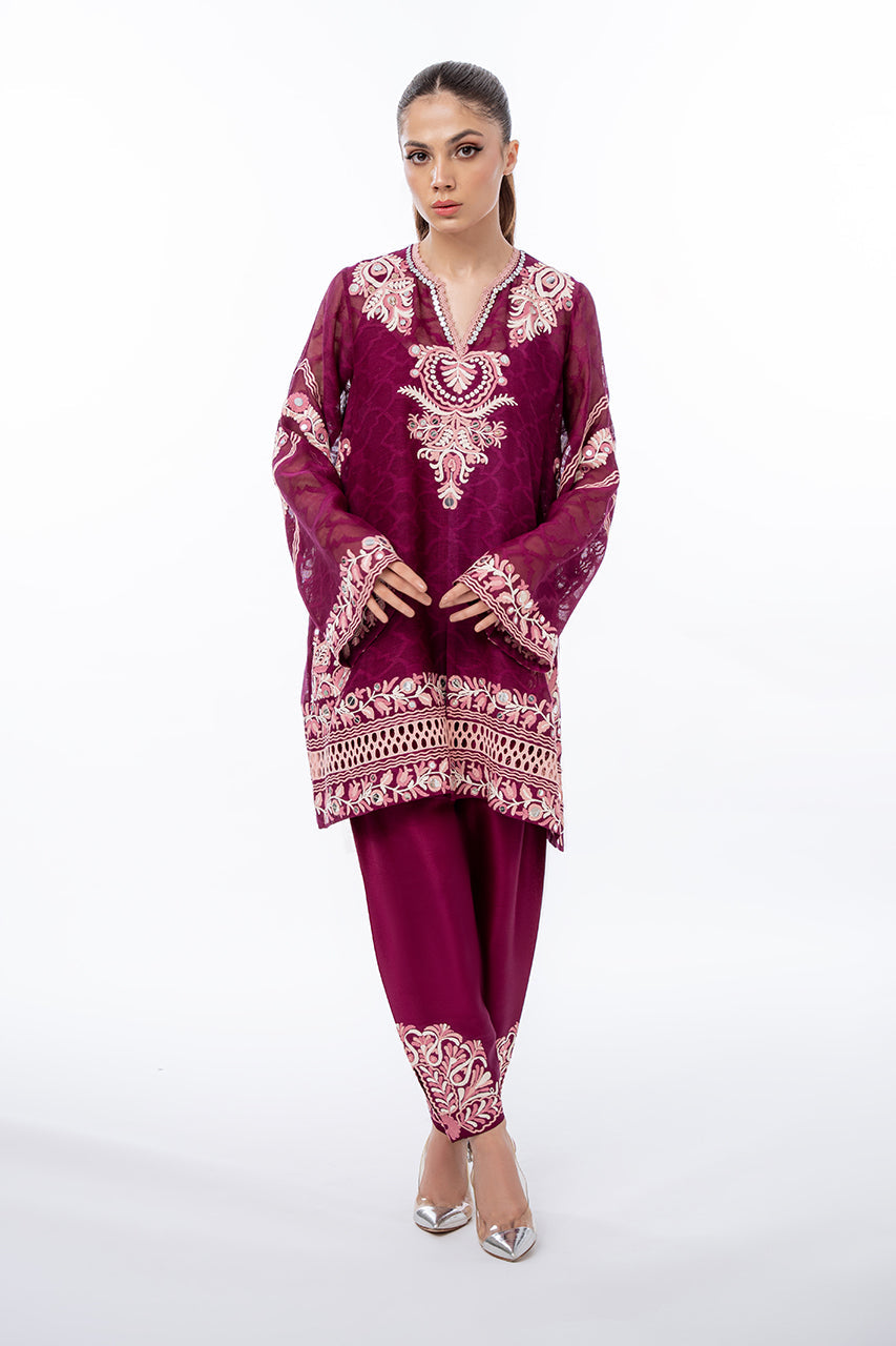 Sania Maskatiya | Eid Collection | Ezra (B) - by - Libasekhas UK - Registered Vendor of : Sania Maskatiya - 100% Original Designer Dresss