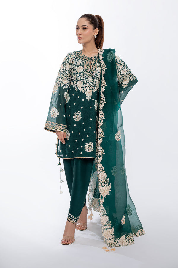 Sania Maskatiya | Eid Collection | Jinani (B) - by - Libasekhas UK - Registered Vendor of : Sania Maskatiya - 100% Original Designer Dresss